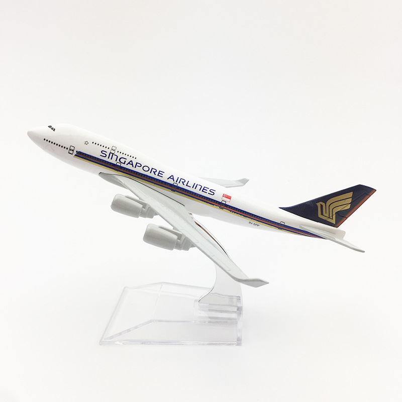 Model Kit Singapore - Simulation Legierung Fertig Souvenir 747 16