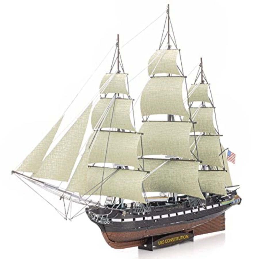 Model Kit Uss Constitution - Premium-Serie USS Constitution 3D Metallmodell-Bausatz