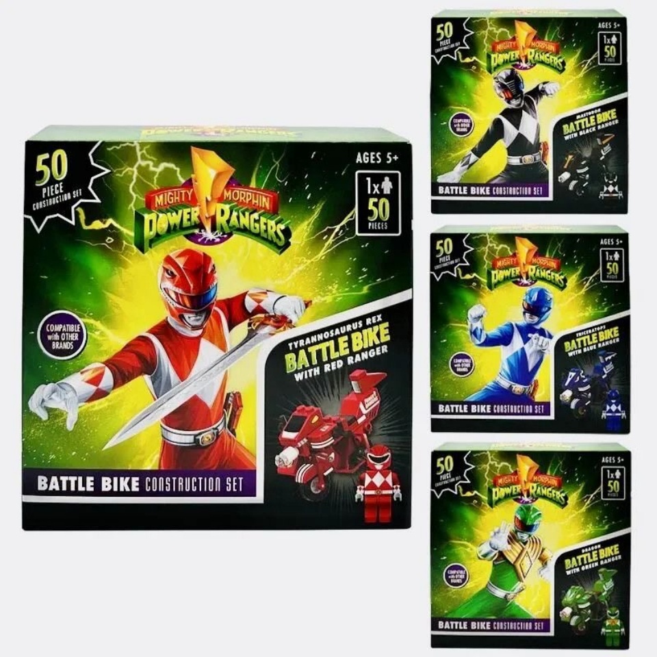 Model Kit Power Rangers - Hasbro Power Rangers Rot Grün Blau