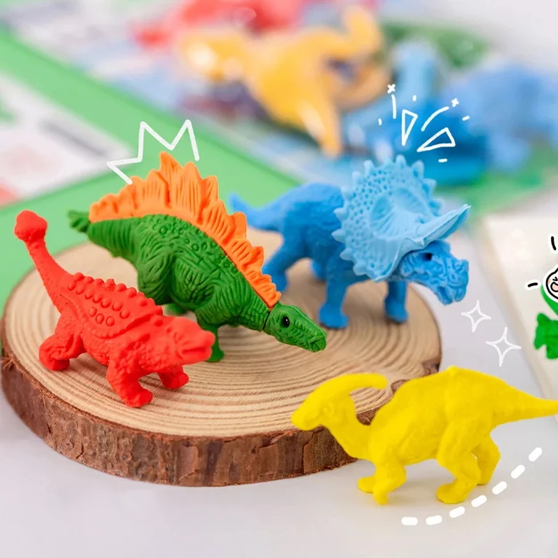 Model Kit Dinosaur Bandai - 4 Stück/1 Set Kreative Cartoon 3D