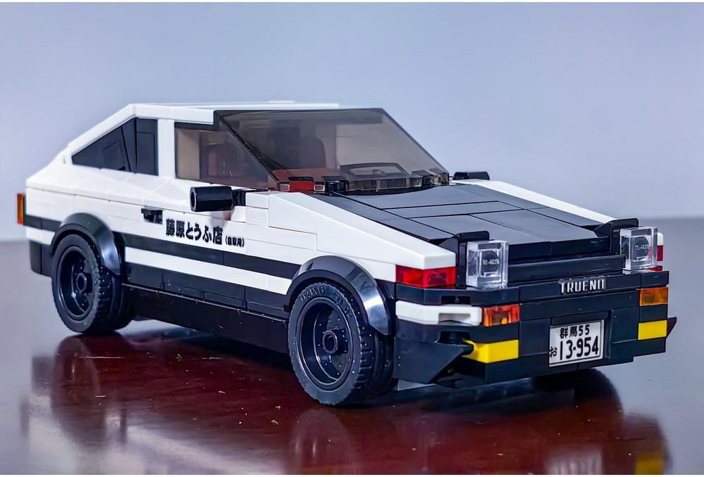 Model Kit Initial D - 401-teiliges Initial D Fahrzeug AE86 Sprinter