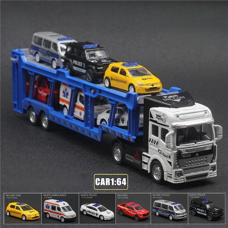 Model Kit Car - Ein zweilagiges Transportfahrzeug aus Legierung mit