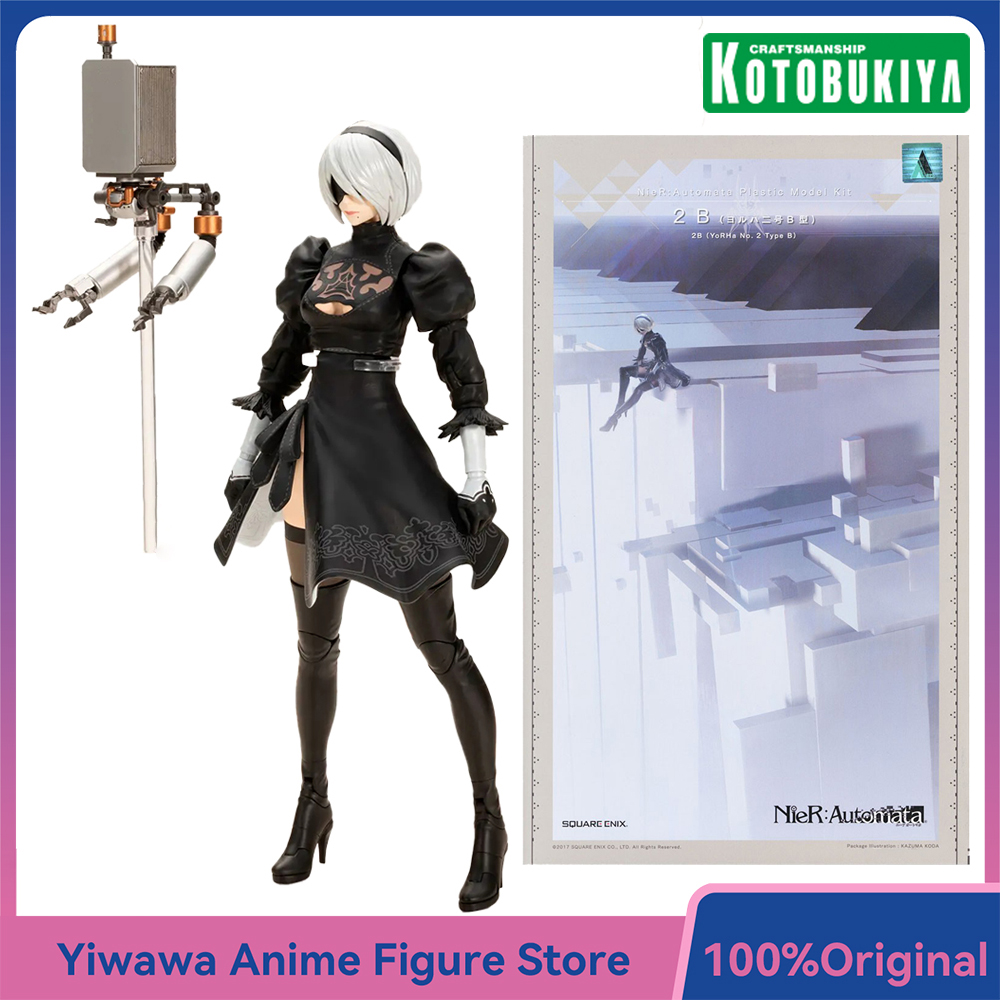 Model Kit Nier Automata - Auf Lager, quadratisch, Enix und Kotobukiya