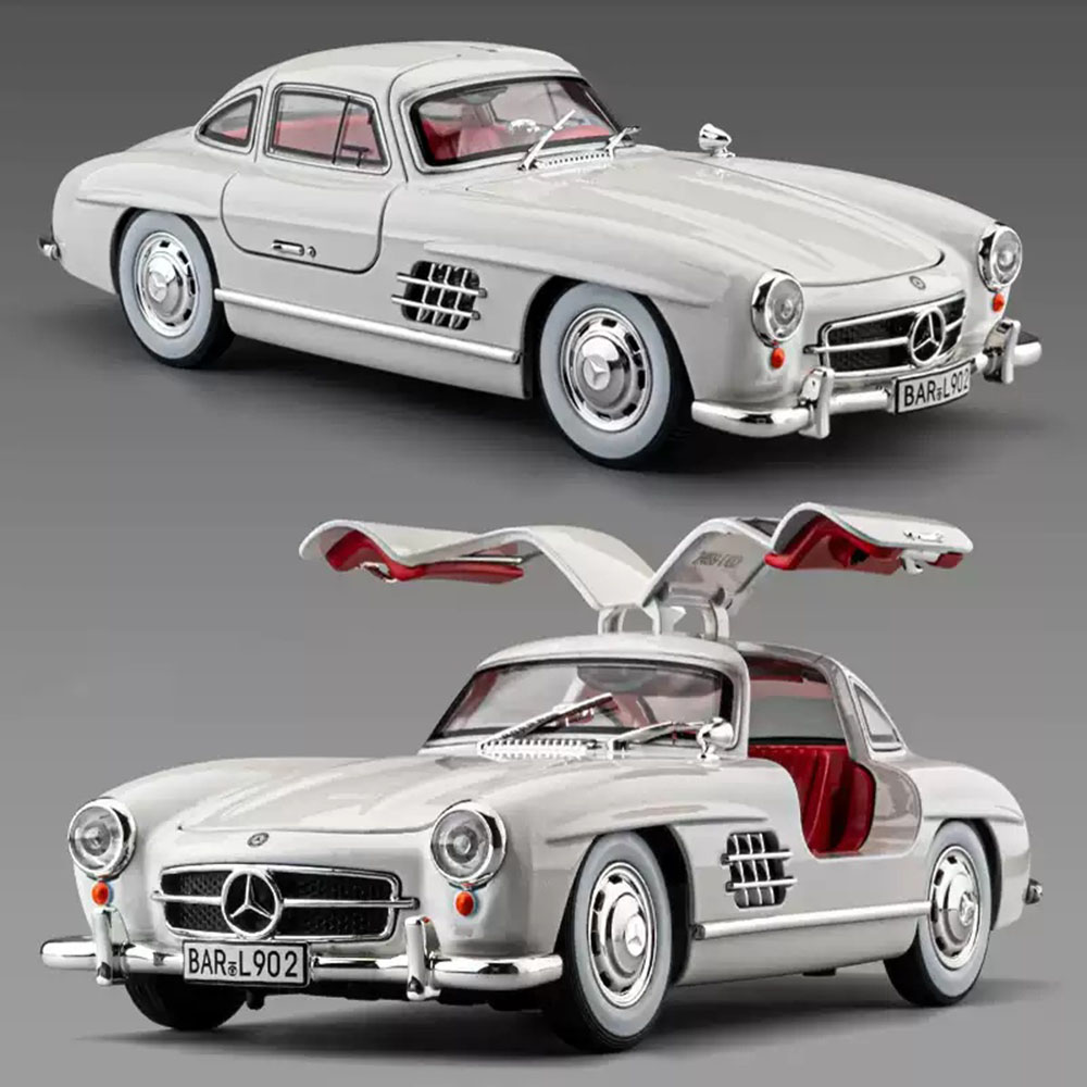 Model Kit Mustang - 1:24 300SL W140 Legierungsmodell Spielzeug Druckgussauto