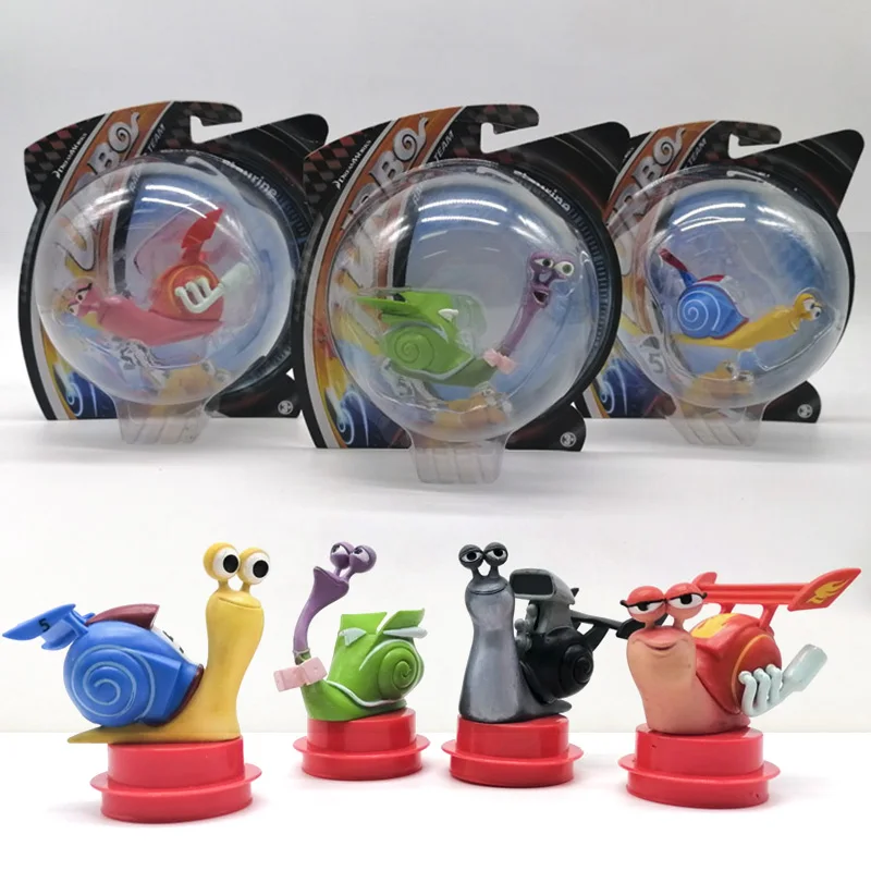 Model Kit Dinosaur Bandai - Turbos Racing Snails Puppe Cartoon Modell
