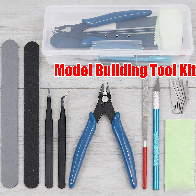 Model Kit Nipper - Komplettes Gunpla-Modell-Werkzeugset, unverzichtbare Montagewerkzeuge für den