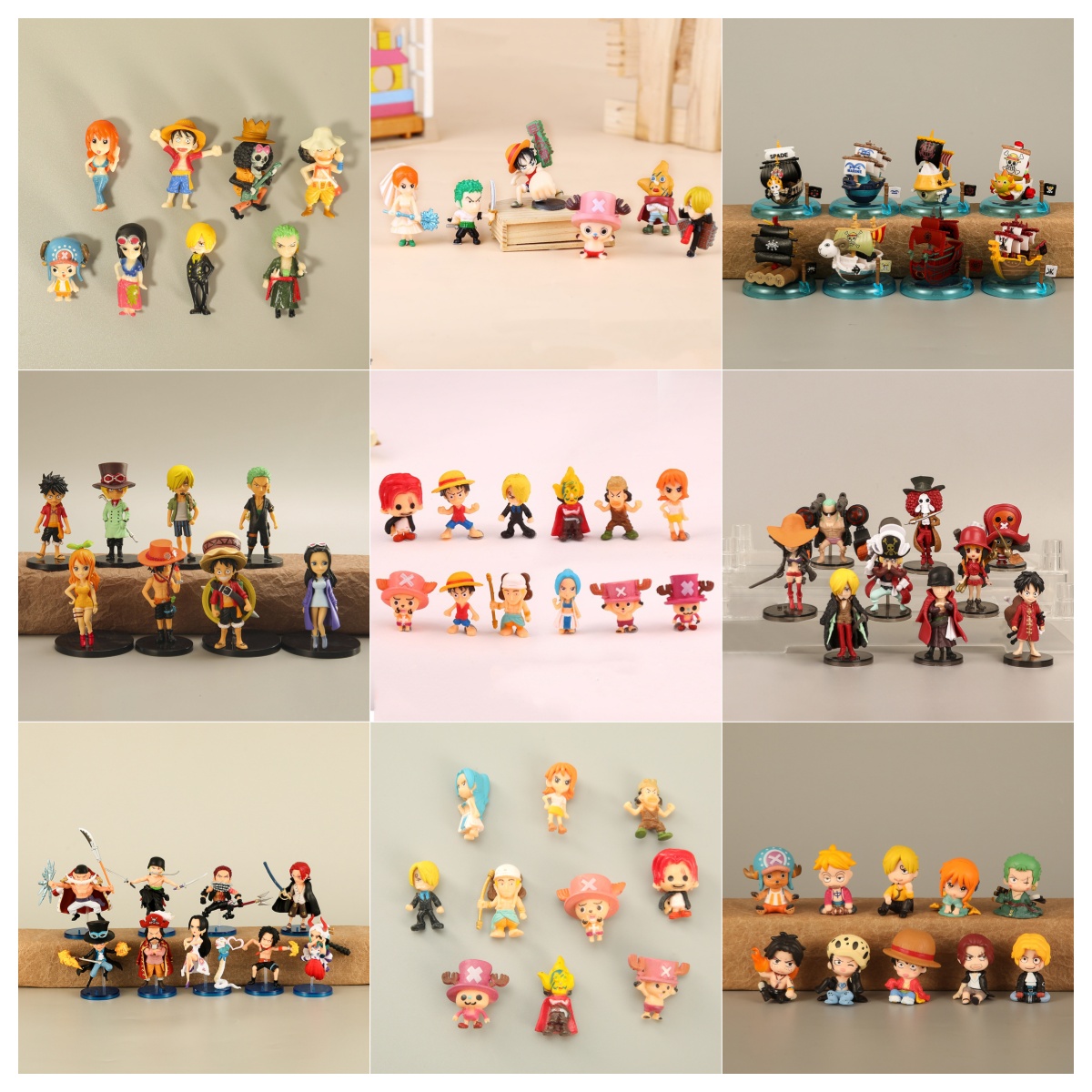6-12 Teile/satz One Piece Monk – Model Kit Chopper Bewertung und Preis