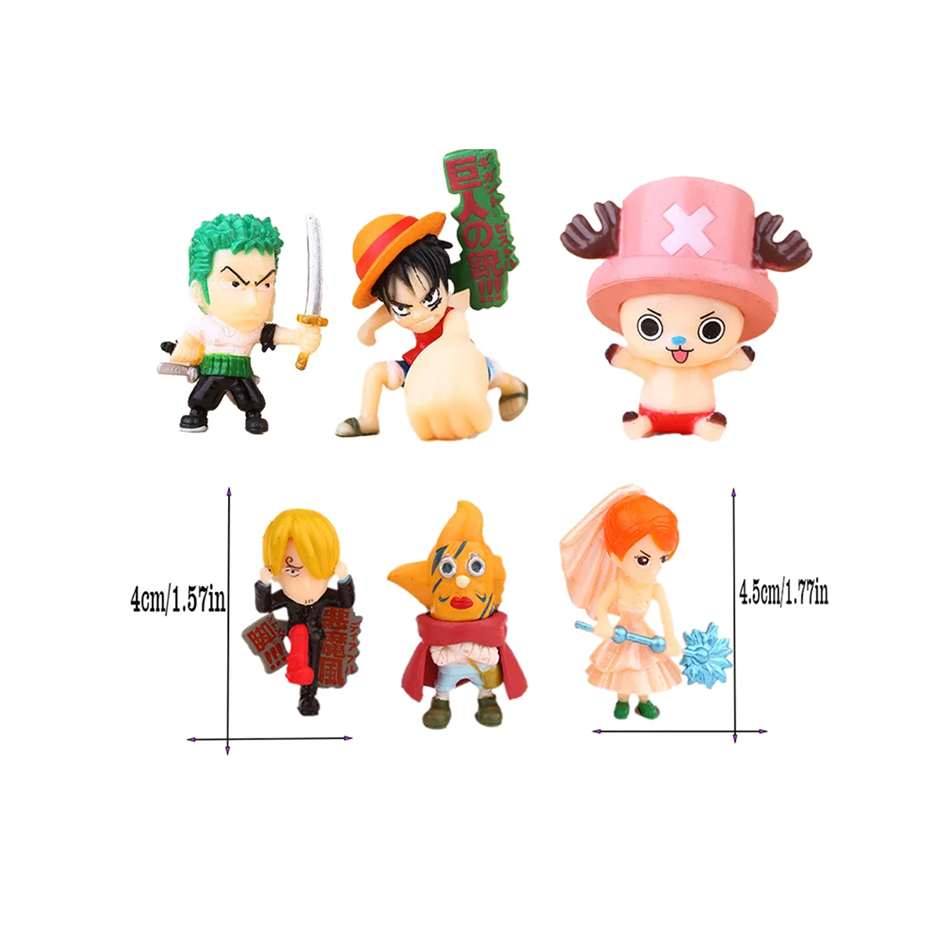 6 Stück/Set One Piece Monkey D – Model Kit Chopper Bewertung und Preis