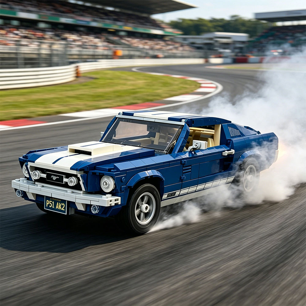 MOC 1471-teiliger Mustang Spor – Model Kit Mustang Bewertung und Preis