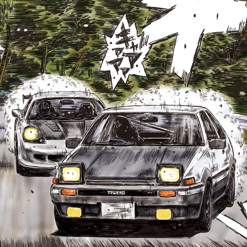 Statisch zusammengebautes Auto – Model Kit Initial D Bewertung und Preis