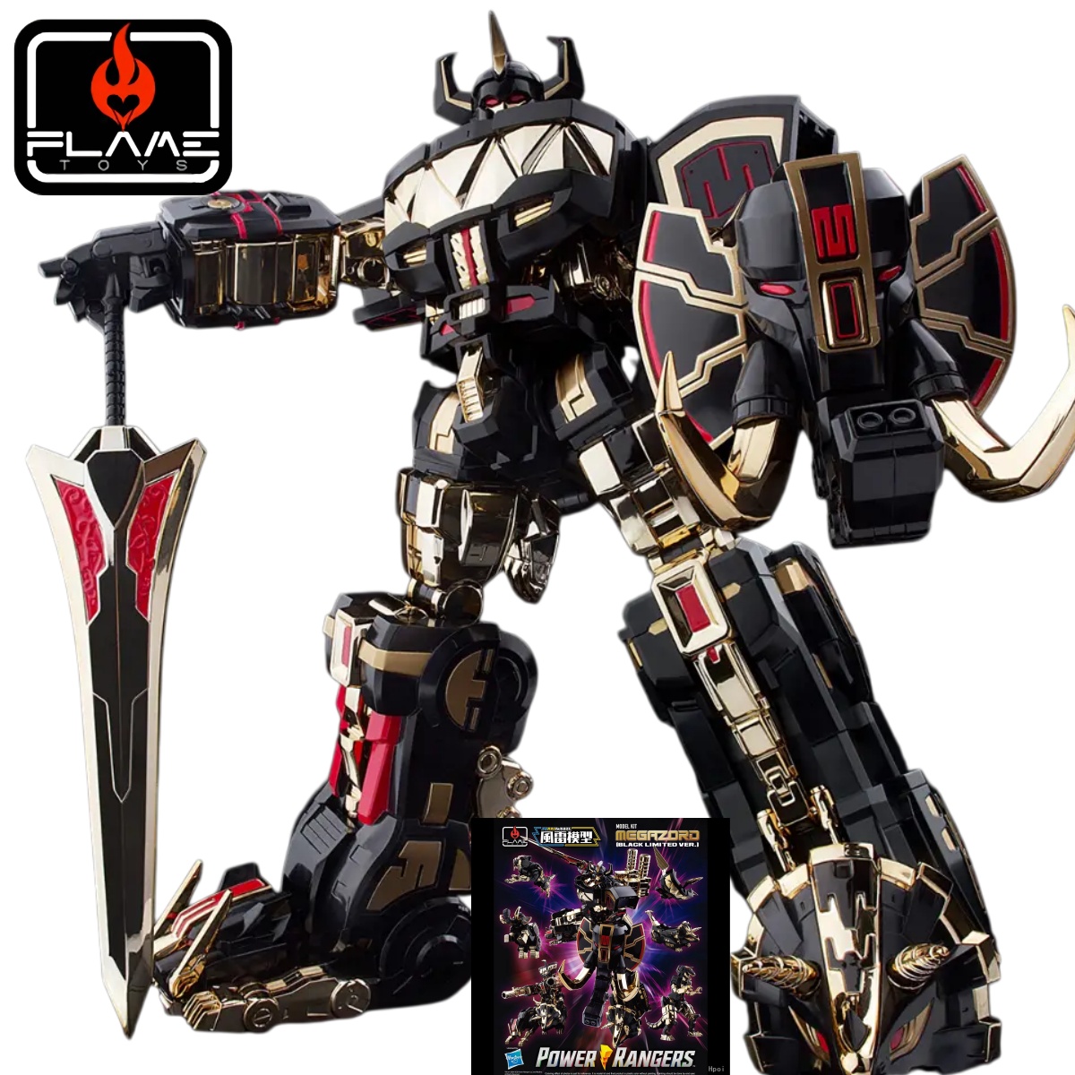 Flame Toys Furai Modell Megazo – Model Kit Power Rangers Bewertung und Preis